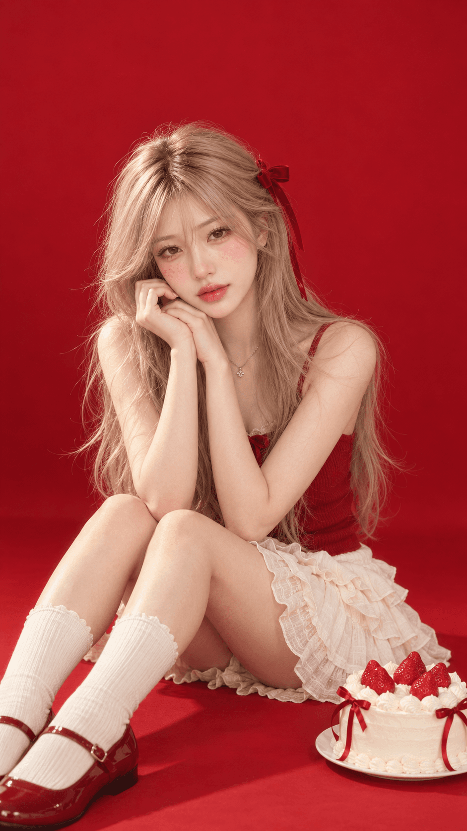 생일 포스터 RED CONCEPT #4